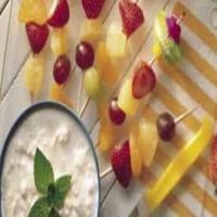 Fruit Kabobs with Pineapple Dip_image
