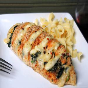 Hasselback Chicken ~ Cajun With Pepper Jack & Spinach_image