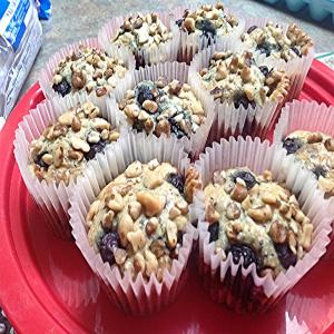 LOW CARB ALMOND FLOUR BLUEBERRY MUFFINS_image