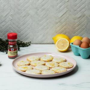 Lemon Thyme Shortbread Cookies Recipe by Tasty image
