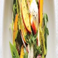 Pickled Nectarine Salad with Burrata_image