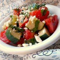 Tomato, Basil, and Feta Salad image