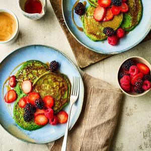 Spinach pancakes image
