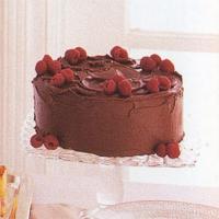 Double Chocolate Raspberry Cake image