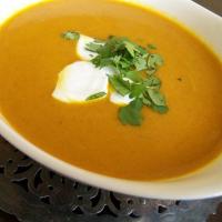 Vegan Carrot Curry Soup image