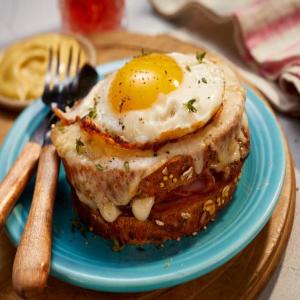 French Onion Croque Madame image