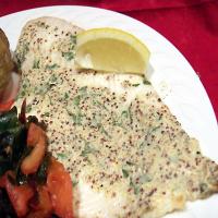 Broiled Sole With Mustard Sauce_image