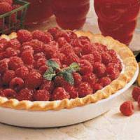 Glazed Raspberry Pie image