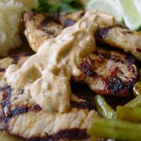 Grilled Pork Chops With Lime, Cilantro & Garlic_image