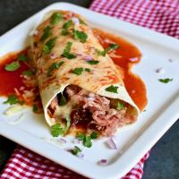 Quick and Easy Pulled Pork Burritos image
