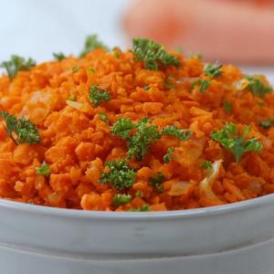 Smoky Spiced Carrot Rice Recipe by Tasty image