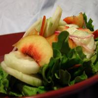 Peach & Cucumber Simple Salad_image