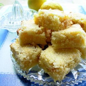 Lemon Squares With Candied Ginger image