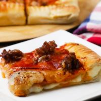 Double-stuffed Sheet-Pan Pizza Recipe by Tasty image