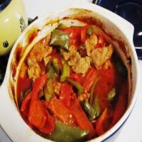 VEAL AND PEPPERS image