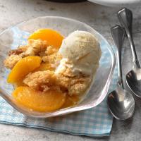 Peach Crumble Dessert image