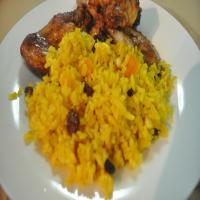 Spiced Basmati Rice With Fruit and Pine Nuts image