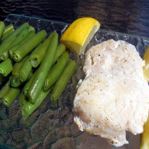 Steamed Fish (Without a Steamer) With Green Beans image