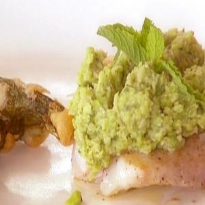 Red Snapper with Fava Bean Puree image