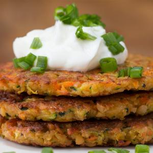 Zucchini Carrot Fritters Recipe by Tasty_image