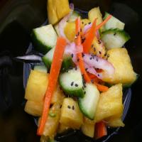 Cucumber Salad With Pineapple and Jalapeno image