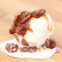 Grilled Cinnamon Peaches With Pecans & Ice Cream Recipe by Tasty_image