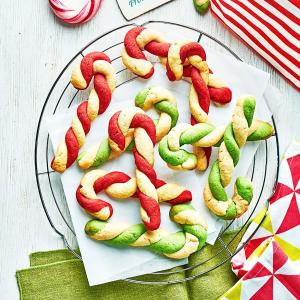 Candy cane cookies image