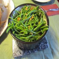 Fresh Green Beans With Gingered Walnuts image