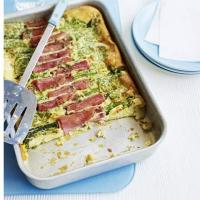 Ham & asparagus toad-in-the-hole image