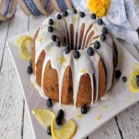 Beautiful Blueberry Lemon Bundt Cake_image