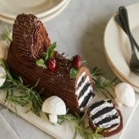 No-Bake Chocolate Mocha Yule Log image