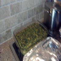 Passover Spinach Kugel image