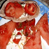 Gibna Wi Bateegh (Cheese and Watermelon) image