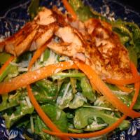 Salmon and Arugula Salad With Dijon Vinaigrette image