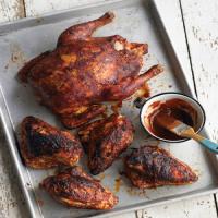 Grilled Whole Chicken with Barbecue Sauce_image