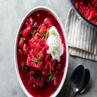 Beet and Cabbage Borscht_image