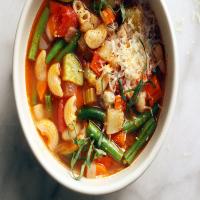 Summer Minestrone With Fresh Basil_image
