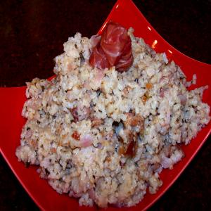Risotto Mouselin (Rice and Prosciutto Dish) image