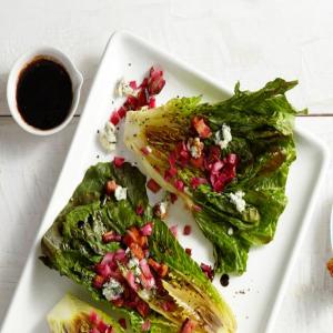 Grilled Romaine With Blue Cheese-Bacon Vinaigrette image