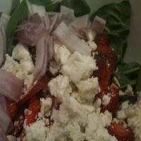Spinach, Strawberry and Feta Salad image