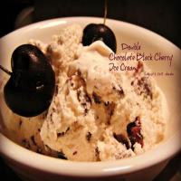 Double Chocolate Black Cherry Ice Cream_image