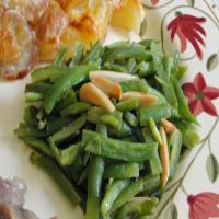 Algerian Green Beans With Almonds_image