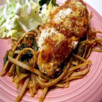 Chicken Parmesan With Whole Wheat Pasta image