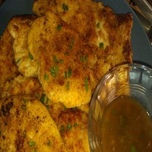 Chicken Schnitzel With Anchovy-Chive Butter Sauce image