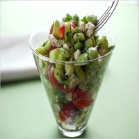 Shell Bean Salad With Tomatoes, Celery and Feta image