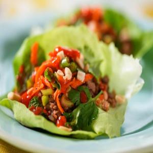 Spicy Pork Lettuce Wraps image