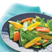 Ginger Snow Peas and Peppers_image