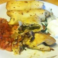 Baked Chimichangas with Nopales and Poblano_image