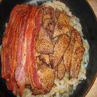 Beef or Pork Liver, With Bacon and Onions (For 2) image