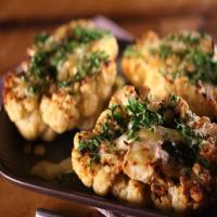 Broiled Cauliflower Steaks with Parsley and Lemon image